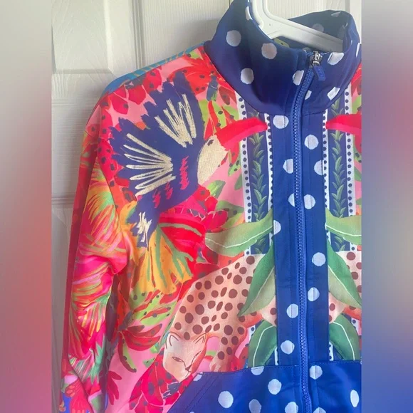 NEW Farm Rio Tropical Floral Jacket - Picture 5 of 12